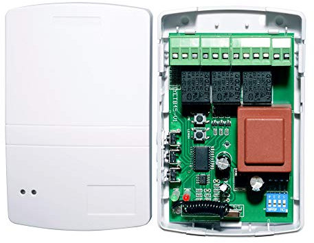 Garage Roller Shutter Door Receiver Box Fixed/Rolling Code 433.92MHz. 220-240V