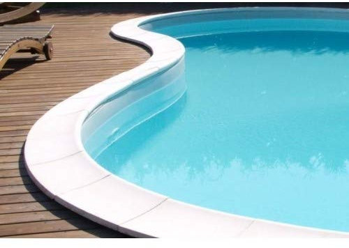 Cpa Piscine Kit Bordo Classico Bianco Piscina Rettangolare 9x4 Piastrelle Piscine