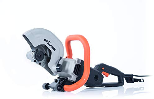Evolution Power Tools Electric Disc Cutt 009-0002X Evolution R230DCT Taglierina 230 mm - Motore 2000 W, senza gas, taglio 90 mm, 110 V, 110 V