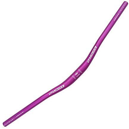UPANBIKE φ31,8 mm MTB Mountainbike Fahrrad extra langer Lenker 780 mm Riser Bar (780 mm, lila)