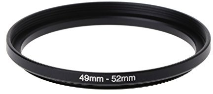 49 mm auf 52 mm Metall Step Up Ringe Objektivadapter Filter Kamera Werkzeug Zubehör Neu