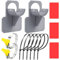 Schlauchhalter Pool,Pool Rohrhalterung,Schwimmbad Rohrhalterung,Pool Pipe Holder,Pool Schlauchhalter Knickschutz aus Kunststoff,Anti-Reißen,Anti-Strain,für weniger als Ø38mm Poolschlauch (grau)