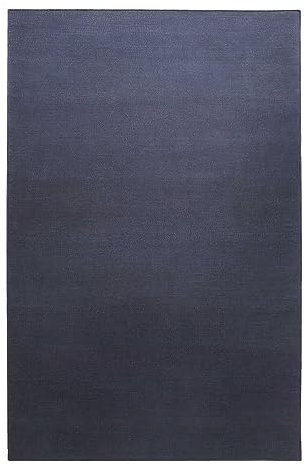 Wecon Home Robuster Green Looop Kelim Baumwoll-Teppich für Wohnzimmer, Schlafzimmer, Esszimmer, Kinderzimmer und Flur - Nizza (160 x 230 cm, anthrazit)