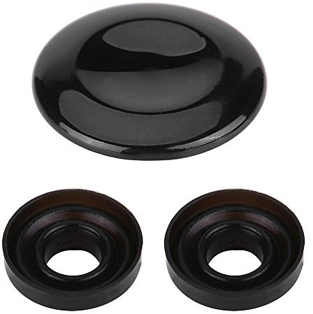 TKSE Cubierta del Joystick MMI,Botón de Navegación Joystick con 2 Anillos de Sellado, Kit de Reparación de Perilla MMI de Cubierta de Botón Central de Joystick para A4 A5 A6 Q5 S5 S6