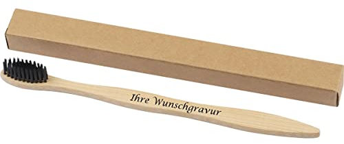 Zahnbürste mit Gravur / mit Bambusgriff