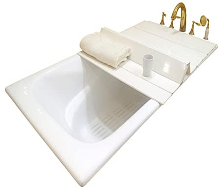 HACLEN Badewannenabdeckung 180x80cm, wasserdichte PVC Badewannenbretter wasserdichte Faltbar Isolierung Badewanne Brett für Hause, Badezimmer SPA Erfahrung,180x80x0.6cm