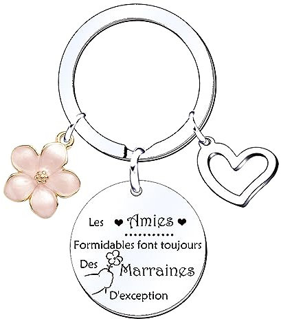 MNBVBV Cadeau Marraine porte clef - Les amies formidables font toujours des marraines d'exception cadeau marraine demande cadeau marraine anniversaire cadeau marraine baptême