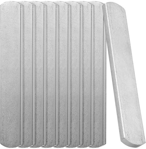 BESPORTBLE 12 Piezas Placa de Soporte de Carga Placas de Metal Chaleco lastradas Placas de Acero para Chaleco con Peso Chalecos Placa de Chaleco de Peso Chaleco Corriendo Placas Manos atadas