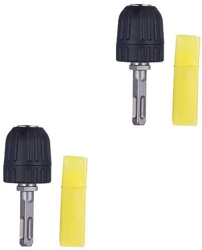 Gadpiparty 2stücke Bohrfutter Ohne Schlüssel Mit Quadratischem Adapter Selbstspannendes Bohrfutter Für Elektrische Hammer-umwandlung Geeignet Für Präzises Bohren Garage Werkstatt Und