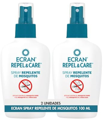 Ecran Repel Care - Spray Antimosquitos Sin Alcohol - Pack 2 x 100 ml
