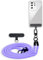 Cadorabo Handykette kompatibel mit Samsung Galaxy J3 2017 US Version in LILA - Necklace Hülle mit Verstellbaren Band Kordel zum Umhängen
