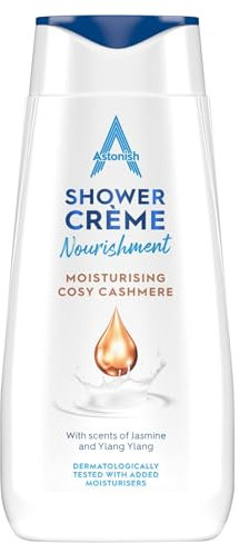 Astonish Shower Crème, Cosy Cashmere, Cleanses and Moisturises, Jasmine and Ylang Ylang Scented, 400ml