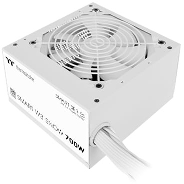 Smart W3 Series Snow Edition 80Plus zertifiziertes 700-W-Netzteil; ATX v3.1 Spec; 120 mm FDB Lüfter; PS-SPW-0700NNFAWU-W; 5 Jahre Garantie