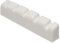 Sillet pour guitare basse 5 cordes 43 mm x 6 mm Résine blanche