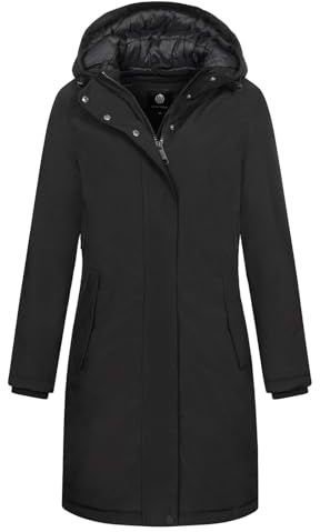 NEW VIEW Damen Funktionsjacke Parka mit Kapuze Frida Regenjacke wasserdicht
