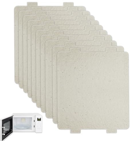 Microwave Waveguide Cover, Microwave Splatter Guard, Microwave Oven Mica Plate, Mica Sheet for Microwave Insulation Flame Retardant Waveguide Sheet Mica for Home Kitchen (108 * 99mm)
