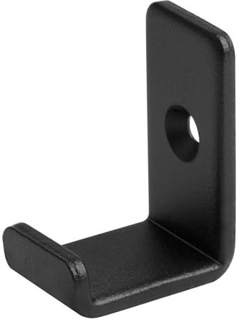 TSSS 10 Stück Mini Schwarz J-Haken | Robuste Wandhalterung für Garage und Lager | 3,2 mm Dicke aus kohlenstoffstahl | Für einfache Aufhängung