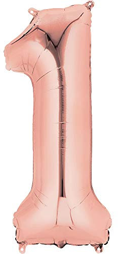 Amscan 3621001 S/Shape: 1 Rose Gold