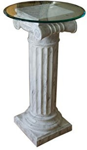 Antikes Wohndesign Blumensäule Marmorsäule Deko Säule Beistelltisch Telefontisch