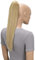 CAISHA 50cm Clip on Zopf Haarteil Pferdeschwanz Haarverlängerung Kunsthaar Glatt Honig Blond H156