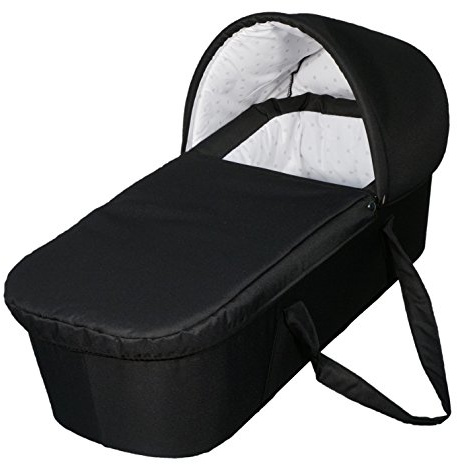 Eichhorn Feste Baby-Tragetasche, Luxusvariante, mit waschbarem Innenbezug und Klappmechanismus - Schwarz