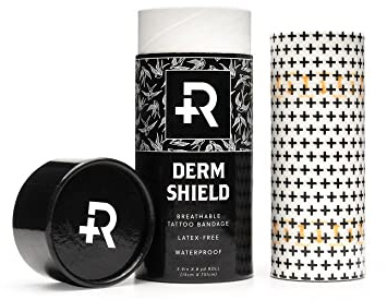 Recovery Derm Shield Tattoo Aftercare Bandage Roll – Transparente, wasserdichte Klebeverbände – 15 cm x 7,32 m
