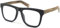 J&L Glasses Große Holzmaserung Brillenrahmen Faux Holz Unisex Brille Frame9089, Schwarz/Braun, JL57