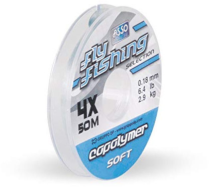 ASSO Fliegenvorfach - Copolymer Soft 50m 0,26mm 5,80 kg Clear