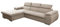 mb-moebel Ecksofa mit Schlaffunktion Eckcouch mit Bettkasten Sofa Couch L-Form Polsterecke für Wohnzimmer, Schlafsofa Sofagarnitur Wohnlandschaft - 284x196x99cm - NILUX (Hellbeige, Ecksofa Links)