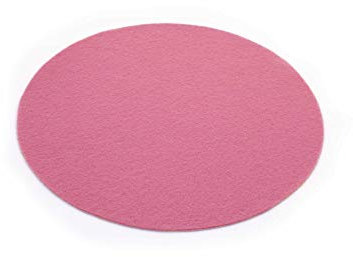 Primaflor - Ideen in Textil Event-Teppich Hochzeitsteppich Podium Rund, Rosa, 50cm Durchmesser, Schwer Entflammbar, Weihnachtsbaum-Decke, Teppich, Stehtisch-Unterleger