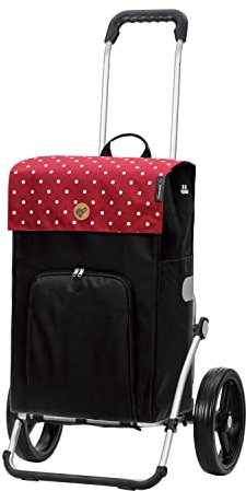 ANDERSEN Einkaufstrolley - Royal Shopper Malit rot 49 L Einkaufswagen,langlebig,Thermo, Aluminium, klappbar, leise Räder
