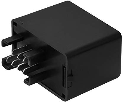 Yizhet 7 Pin Blinkrelais 12V Motorrad Blinker LED mit Schaltkreisschutz und Rückwärtsschutz für Auto und so weiter
