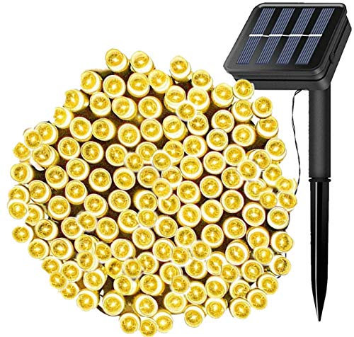 FANSIR Solar String Lights,108ft 300 LED Outdoor String Solar Powered Fairy Lights Waterproof 8 Modes Garden Decorative Lights for Tree, Patio, Garden, Yard, Home, Wedding, Party (Warm White)