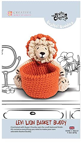 Knitty Critters BB007 Basket Buddies, Levi Löwe