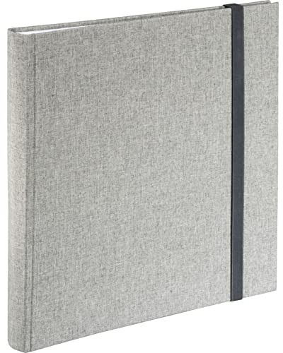 Hama Jumbo Tessuto grau 30x30 60 Seiten weiß 3846