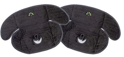 Piddle Pad Autositzschutz – Autositzschoner für Kinderwagen, Töpfchen, Baby-Autositzbezug, wasserdichte Auskleidung für Töpfchentraining, verhindert Auslaufen von Dipper, 50,8 x 38,1 cm, Schwarz, 2