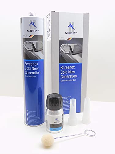 Förch SCHEIBENKLEBER KLEBESET FRONTSCHEIBE KARTUSCHE Set SCREENOX Cold 300ML (1)