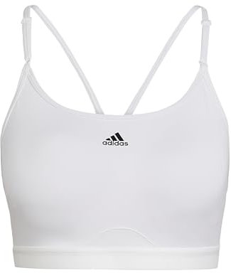 Adidas HC5421 AEROREACT LS P Sports Bra Women's White LDD