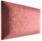 Muralo Samt Wandkissen Stoff Polsterpaneel Schlafzimmer Wohnzimmer Bett Wandpolster Bettkopfteil Lendekissen Modern Luxus Gepolstert Polster Paneel (50 cm x 30 cm, Rosa)