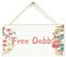 Schild mit Aufschrift Free Dobby – HP Dobby – tolle Geschenkidee – Geschenk für Sohn/Freund – 12,7 x 25,4 cm (Bdanmiji01)