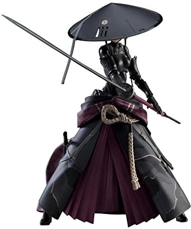 Zhongkaihua Ronin Figur Action Statue Ronin Bewegliche Figur mit Zubehör zum Gesichtswechsel PVC Modell Sammlerstücke Desktop Ornamente 15CM