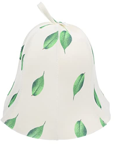 EXCEART Saunahut Aus Filz FüR Damen Und Herren, Komfortabler Und Absorbierender Saunahut Mit AufhäNgeschlaufe, Ideal FüR Sauna Und Bad