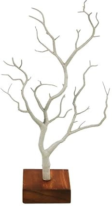 Veemoon Wooden Jewelry Tree Stand Tree Branch Jewelry Rack Creative Holder Necklace Holder Organizer for Ring Earrings Necklace Bracelet Living Rooms, Bedrooms,Offices