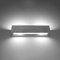 famlights Wandleuchte Innen Wandlampe Wand Lampe Vaya in Grau 500mm Modern VEGA E27 Beton Wohnzimmer Esszimmer | 2-flammig