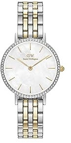 Daniel Wellington Petite 5-Link Bezel Uhr Damen, 28mm Damen Uhr