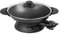 riviera&bar, Wok Électrique Expert 5L 2200W avec Cuve en Fonte d'Aluminium, Couvercle en Verre, Thermostat Réglable, Parfait pour 8 Personnes, Accessoires et Nettoyage Facile, QWK460