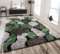Home Republic Pebble Stepping 3D Stones Textured Carpet Yoga Fluffy Rug with Anti-Skid Backing Bedroom Living Dining Room (Emerald Green, 200 x 290cms)