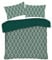 Lions Double Bed Bedding Sets - 100% Polyester Reversible Printed Pattern Quilt Duvet Cover with Pillowcase, Soft Geometric Shapes Pattern, Bed Linen, Dark-Green