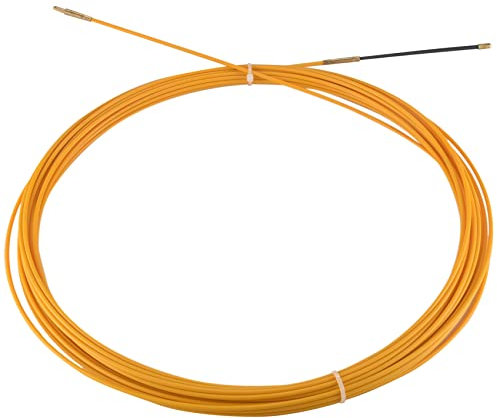 Kopinma Extractor de alambre de cinta de pescado mediante hilo de pared, ayuda para extraer cables, cable de fibra de vidrio (20 m/3 mm)