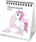 Einhornzauber Kalender für 2025 Format 10cm x 10cm Einhorn Einhörner Unicorn - Geschenkset Inhalt: 1x Kalender, 1x Weihnachtskarte (insgesamt 2 Teile)